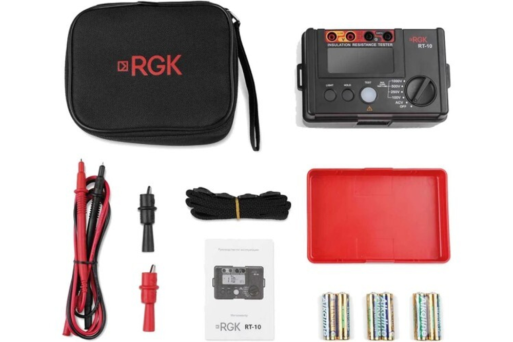 Мегаомметр RGK RT-10 + ПОВЕРКА 721364