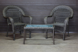 Садовый комплект из искусственного ротанга Мэдисон НЬЮ (Medison NEW) Balcony set с прямоугольным столиком без подушек