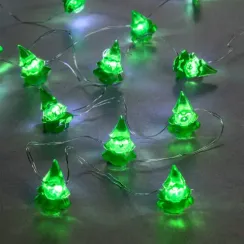 Гирлянда нить-роса с насадками Ёлочка 2 м., IP20, 20 тёплых белых LED, 2 режима, ААх2, Luazon Lighting (7867178)