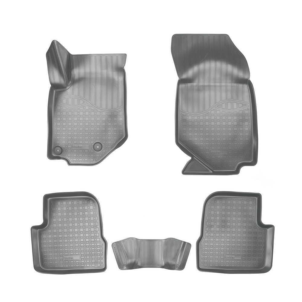 Ковры в салон Norplast/Unidec для Opel Corsa в кузове F (2019-), Серый, арт.NPA11-C63-170-G