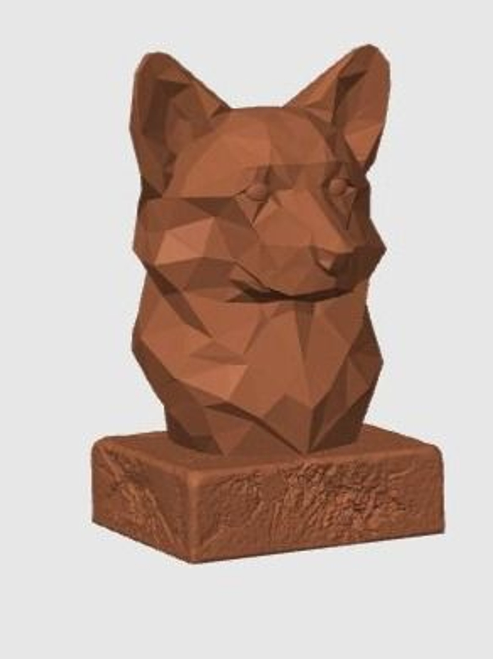 Низкополигональный Корги