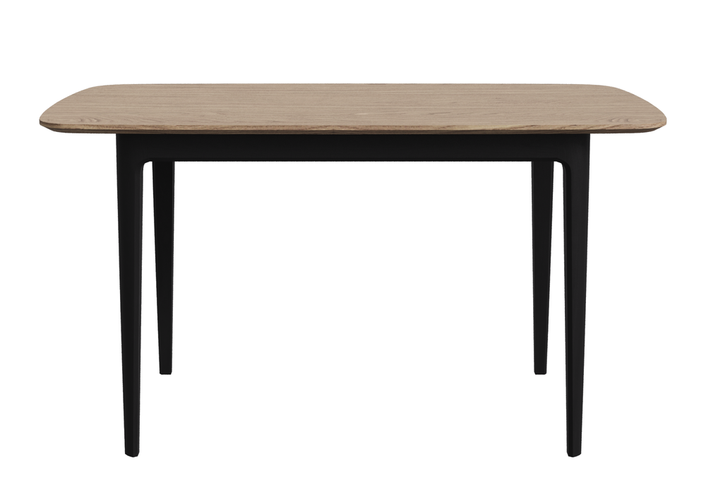 Стол обеденный Tammi 140*80 см (натуральный дуб, черный)