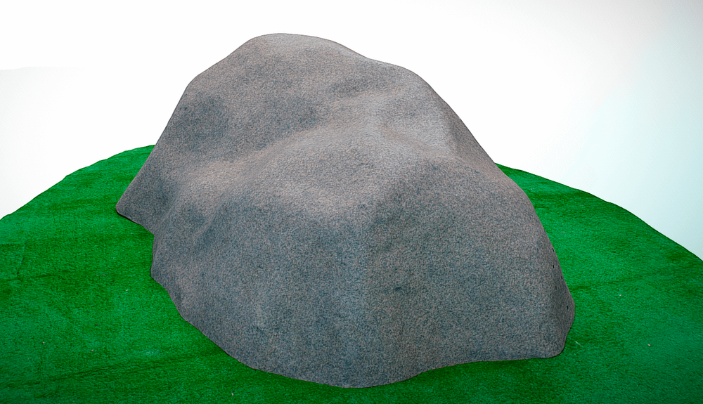 Крышка люка Камень на ТОПАС 130/90/50 - Серый