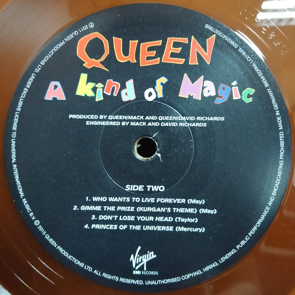 Queen / A Kind Of Magic (Coloured Vinyl)(LP)