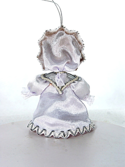 Кукла-подвеска Снежинка-Снегурочка