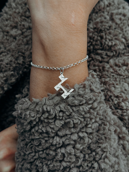 подвес собака змейка рубика на браслет