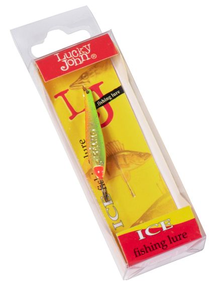 Блесна вертикал. зим. Lucky John MODEL S-1 c впаян. кр. 01.5г OR блистер