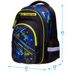 Рюкзак Berlingo Ergo "Graphic" 40*29*22см, 2 отделения, 4 кармана, анатомическая ЭВА спинка