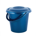 Ведро Rock'n'Roll 10 л с крышкой индиго