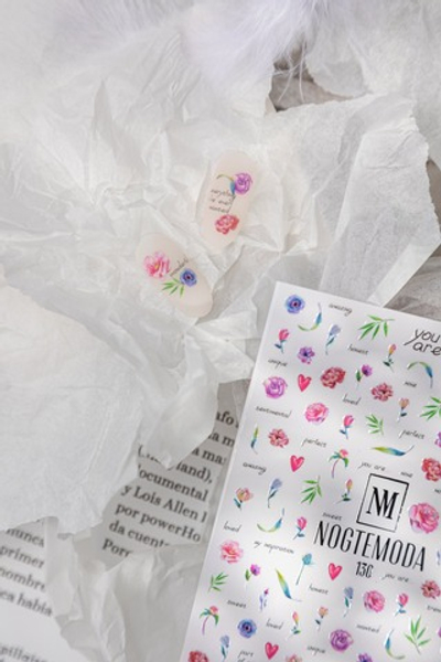 Nogtemoda Наклейки для ногтей Classic 130