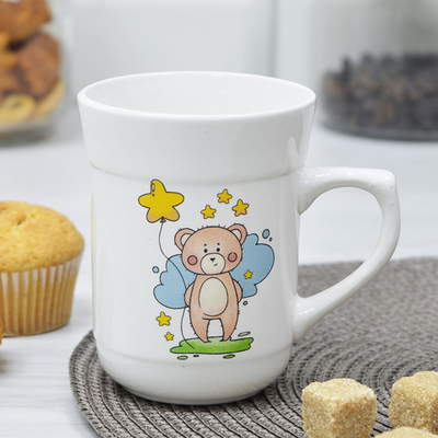 Кружка 220мл Медвежонок, эконом (99777)