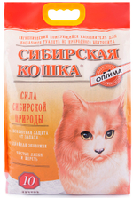 Сибирская кошка наполнитель комкующийся для кошек оптима