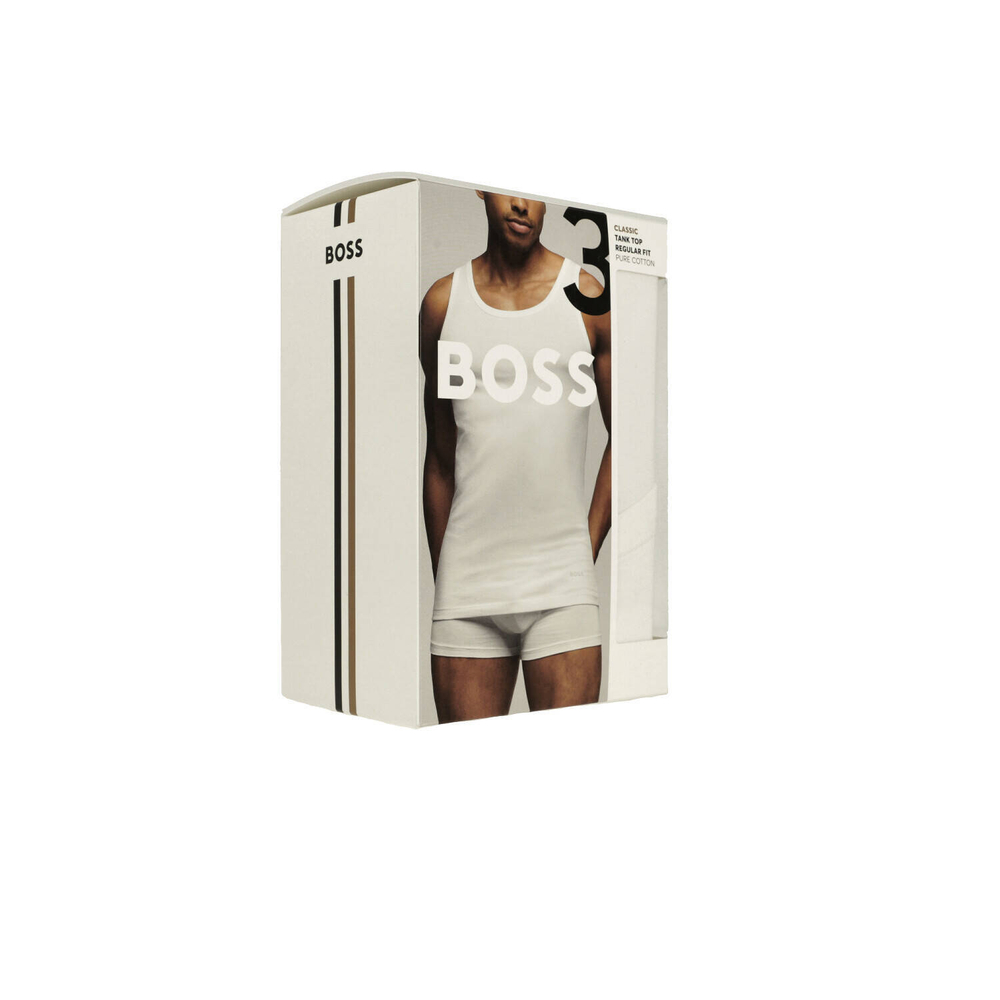 майка 3 шт. Classic BOSS BLACK - белый(50475278)
