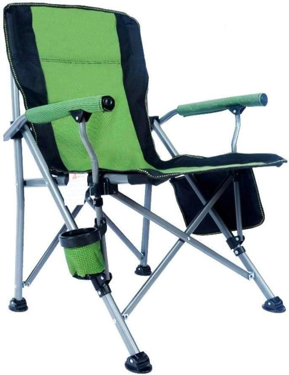 Кресло кемпинговое с подстаканником зелёный XY-812