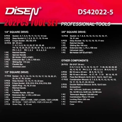 Набор инструментов 202пр, DISEN DS42022-5