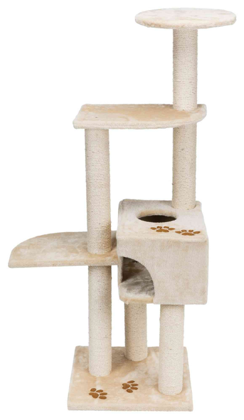 Домик для кошки Trixie Alicante, 142 см, плюш, бежевый