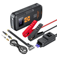 Пусковое устройство с компрессором Hoco QS2 Jump Starter 2-in-1  8000 mAh