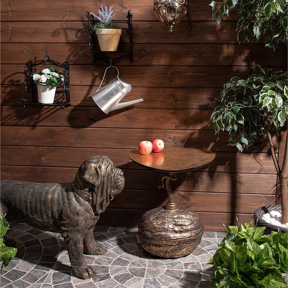 Столик декоративный Царский орех Золото