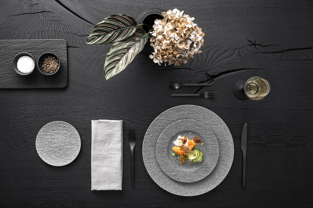 Villeroy & Boch Мануфактурная тарелка для завтрака Rock Granite 22 см 10-4284-2640