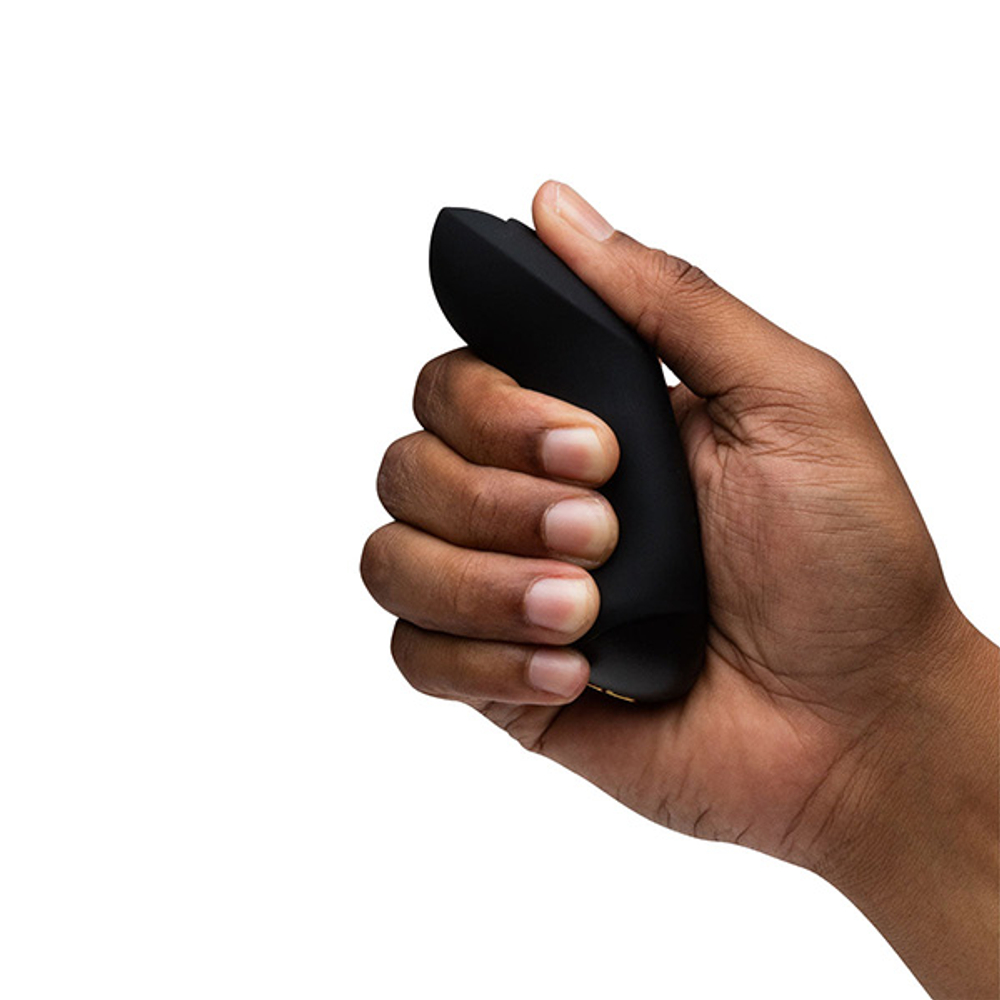 Черный вибратор 8см для пар с пультом ДУ и управлением через приложение We-Vibe Chorus Pro Satin Black SNSP1SG9