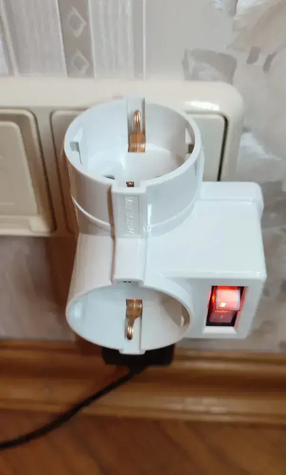 тройник с клавишей