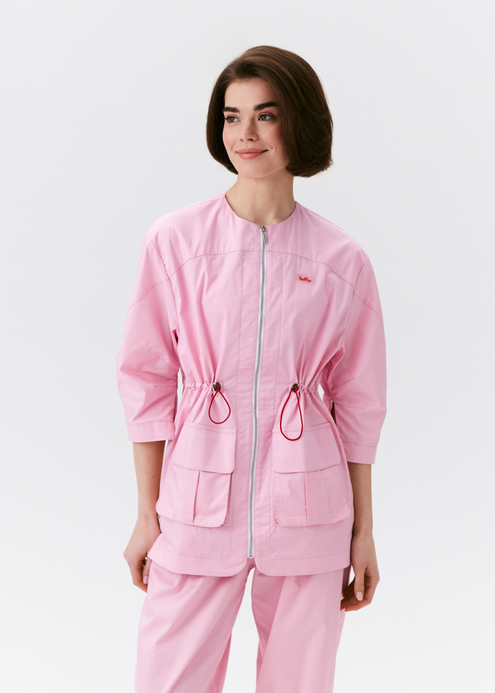Жакет медицинский женский Волюмэ, роза хлопок