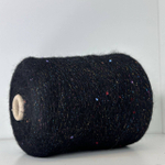 STARPAILLETS - Luxury Selection by Ri.Go; 55% кидмохер, 25% меринос, 20% п/а; 700м/100гр; col. 900, цвет: черный; S718