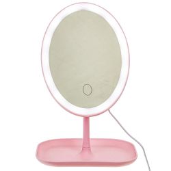 GAEM Зеркало настольное (подсветка, USB), L18 W14 H29 см
