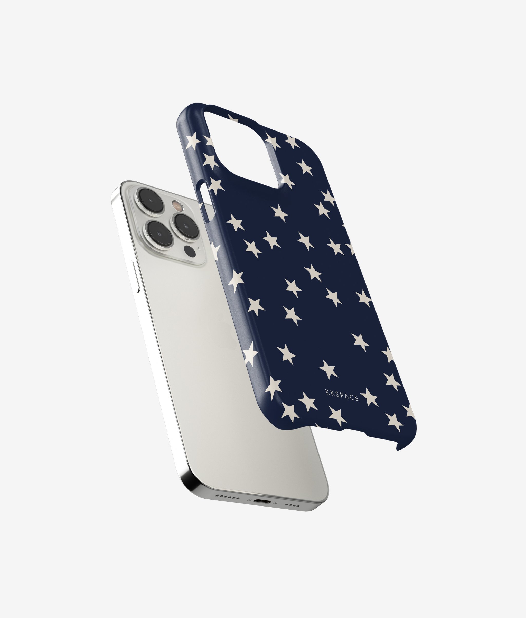 Чехол STARRY NIGHT (темно-синий) для iPhone