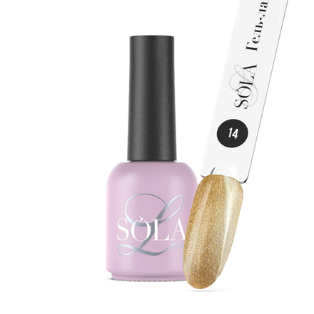SoLa Гель-лак Silk Cat 14 Кошачий глаз, 10мл