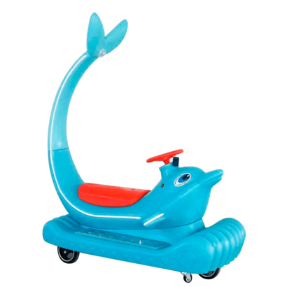 Парковый электромобиль «Дельфинчик-морячок», синий