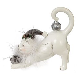 GAEM Фигурка декоративная "Кошка", L12 W5 H13 см, 2в.