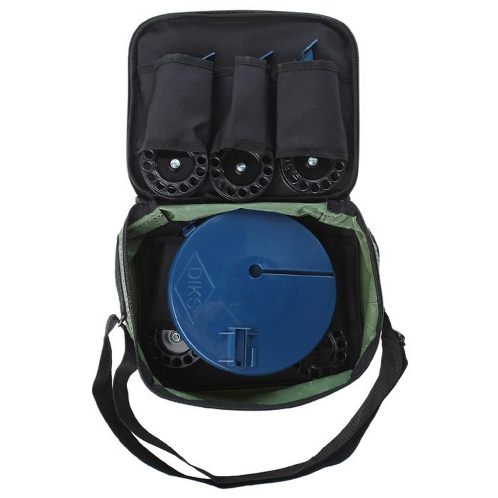 Жерлицы DIKS в малой сумке ОСНАЩЕННЫЕ 6шт.