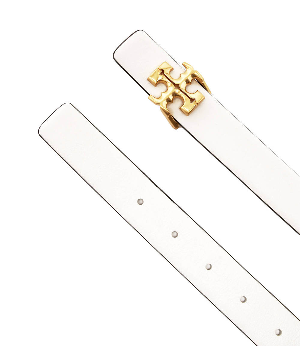 кожаный ремень 1" kira TORY BURCH - белый(90629)