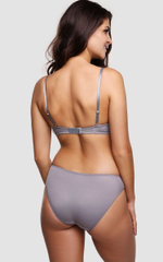 Трусы-слипы с заниженной линией талии Melody (Размер: 48) (Цвет: черный с бежевым)