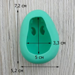 Силиконовый молд 3D Зайчик