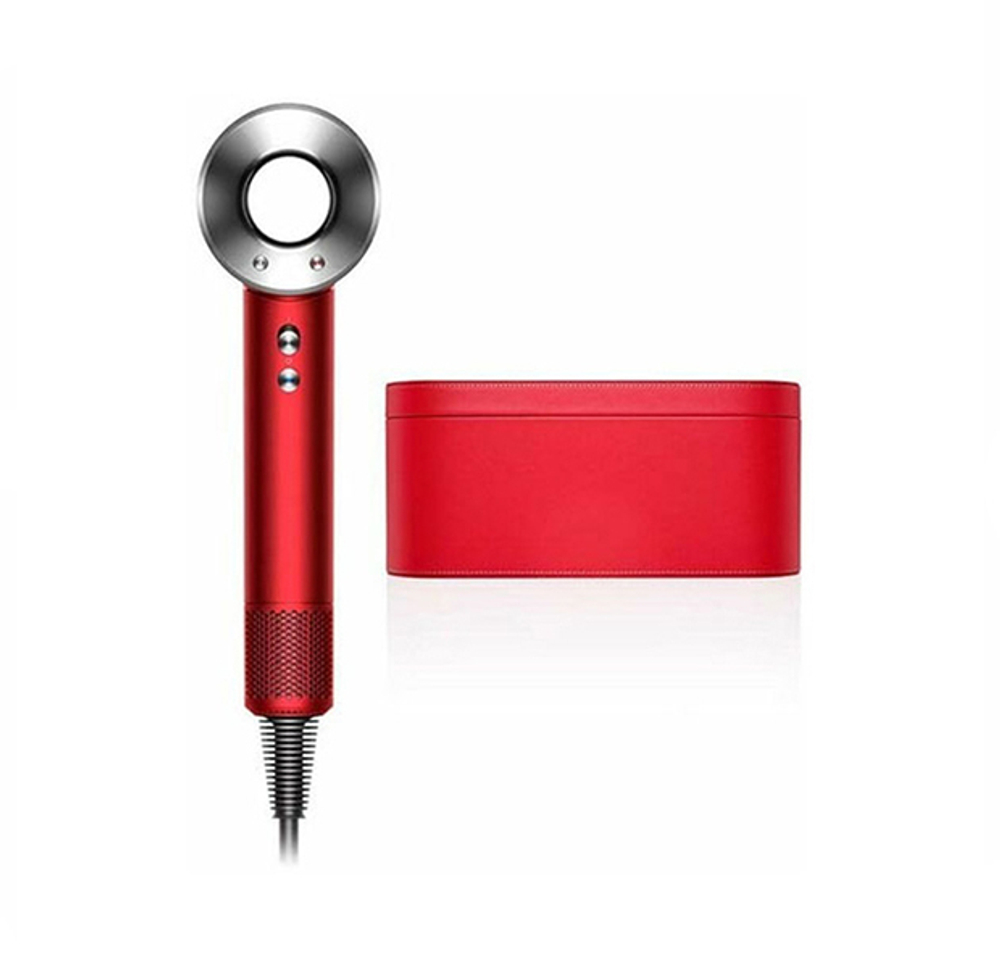 Фен Dyson Supersonic HD07 Gift Edition, красный/никель