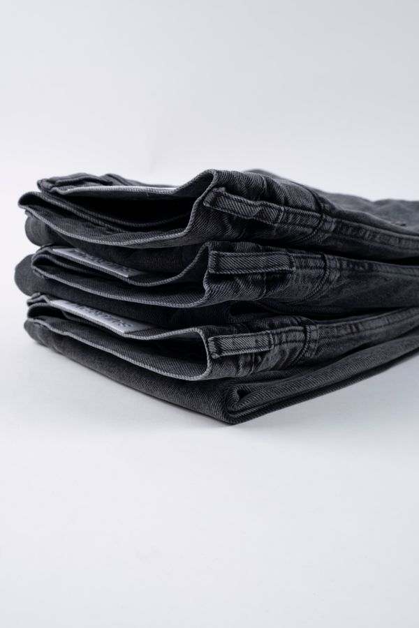 Джинсы Relaxed Fit выбеленный серый - фото 4