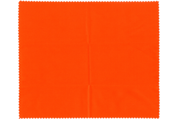Салфетка микрофибра 15х18(оранжевая)в  упаковке.