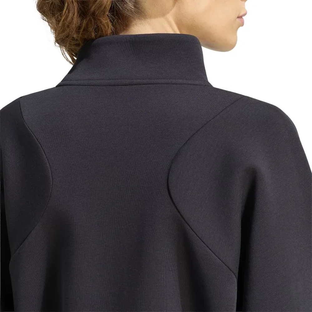 Женская Кофта теннисная Adidas Tennis Half Zip - black