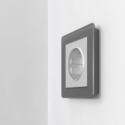 Рамка на 1 пост Acrylic (графит)