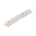 Клеммная колодка винтовая KВ-12 (4-12 мм²), ток 16 A, полиэтилен белый (ЗВИ) REXANT