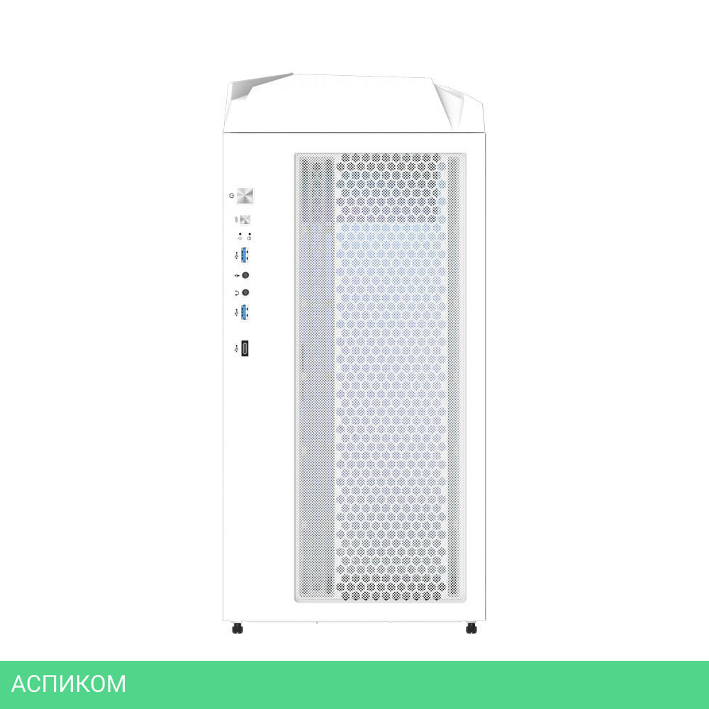 Корпус Gigabyte C301 Glass V2 без БП White (GB-C301GW)