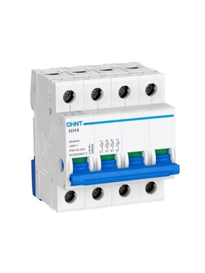 Выключатель нагрузки 4п 63А NH4 (R) CHINT 398047
