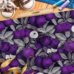 Ткань премиум дюспо контрастные фрукты