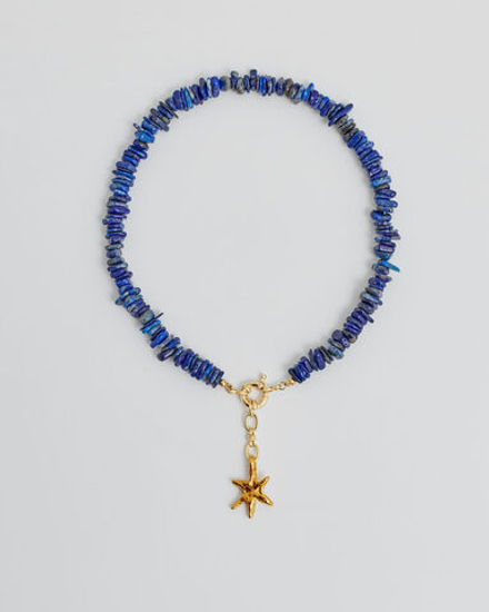 Gunga Колье с лазуритом и звездой