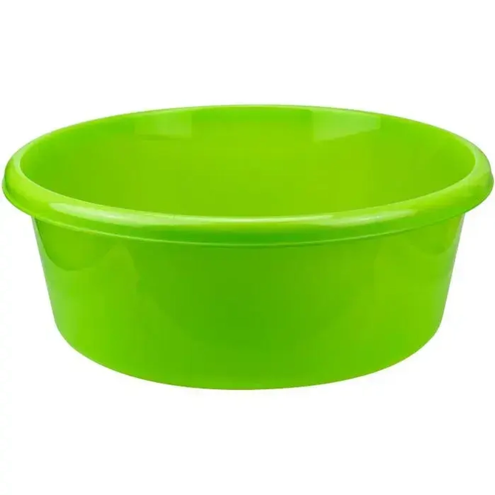 Таз круглый 8л ярко-зеленый