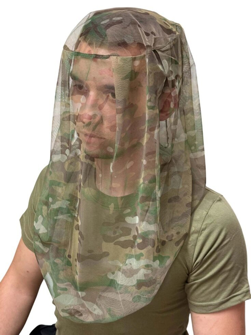 Москитный накомарник на голову (Мультикам)