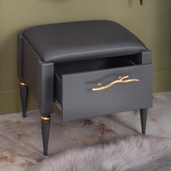 Банкетка Арт mini Серый Голд