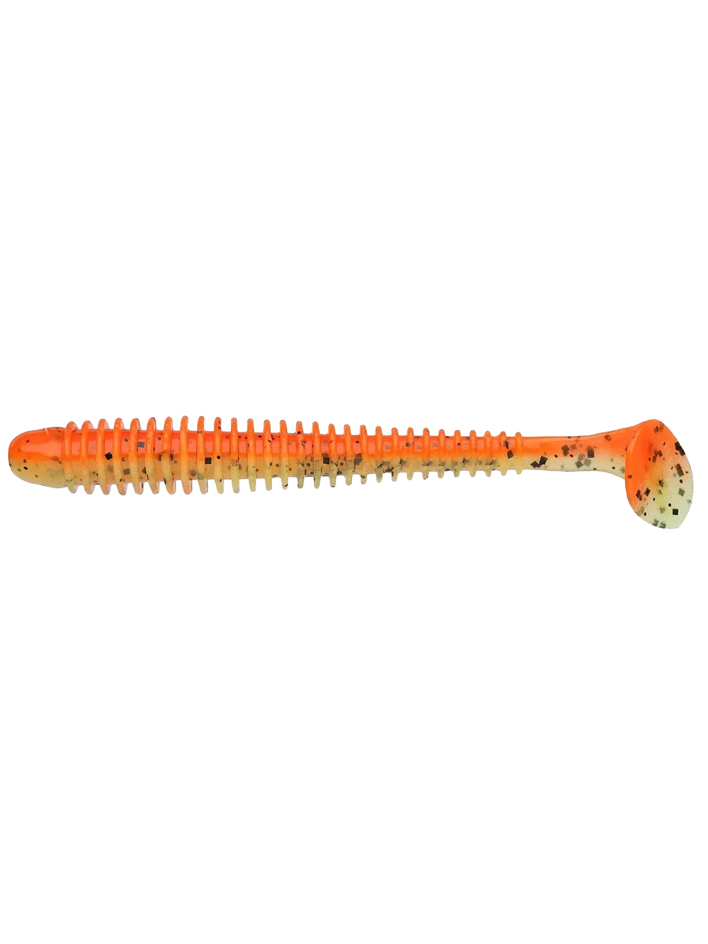 Приманка силиконовая Keitech Swing Impact 4.5" #417 Gold Flash Minnow, 3 упаковки по 6 штук